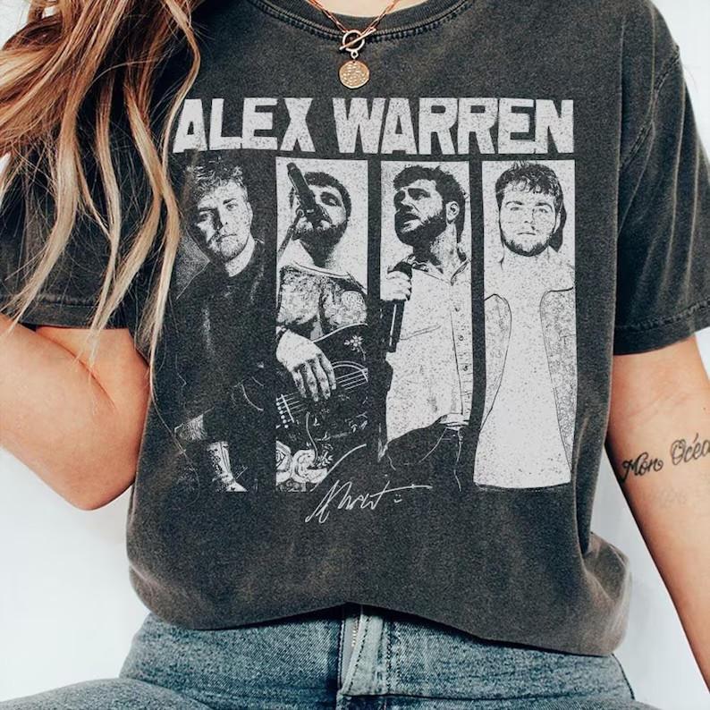 Alex Warren Tour 2025 Vintage Shirt Reprint Gift Fan Shirt AN67344 Unisex T-Shirt XXXL