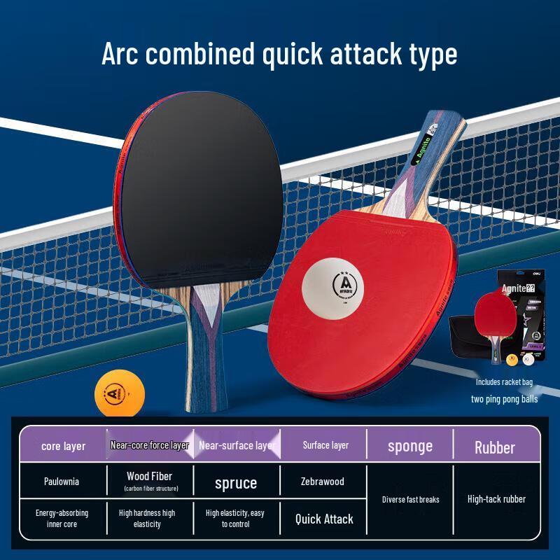 Deli & Angernit 6-Star Table Tennis Racket