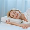 Viscoelastic Pillow 81x40 Cm Of Viscoelastic Foam With Ergonomic Design For Sleeping On Side And Back Cream