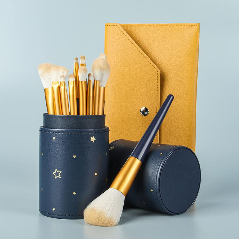 12-Piece Star Makeup Brush Set Eyeshadow Brush Setting Brush Eye Detail Blending Beauty Tool Set Contour Brush Blush Brush