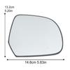 Door Mirror Glass Lens For Nissan SUNNY Micra 2010 2011 2012 2013-2017 Heated Rearview Side Mirror Glass Lens Car Accessories