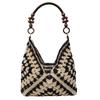 Vegan Handbag for Women Handmade Straw Woven Large Capacity Women's Shoulder Bag Perfect for Gatherings, Vacation, Tote Handbag