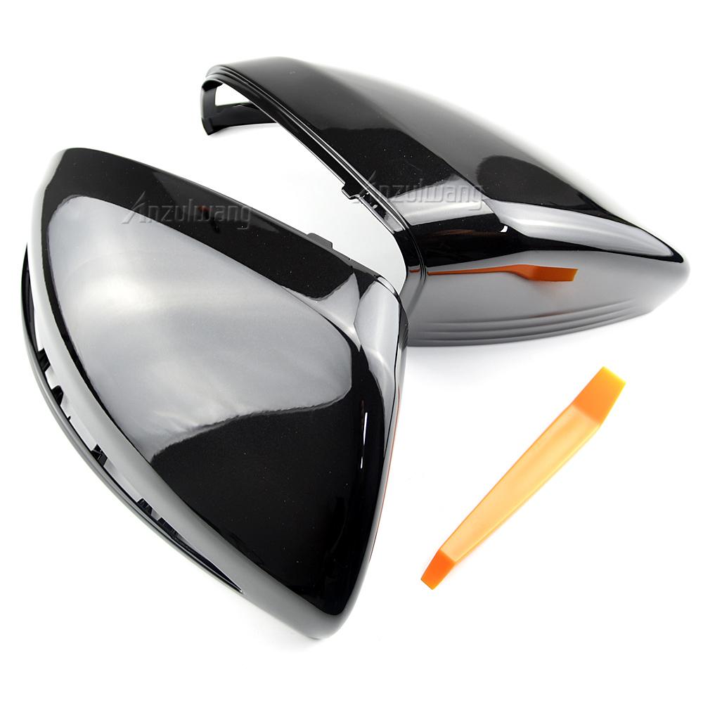 For Mercedes-Benz C S E GLC G Class AMG W205 X253 W222 W213 W238 Rearview Mirror Cover Bright Black Replacement 2014 - 