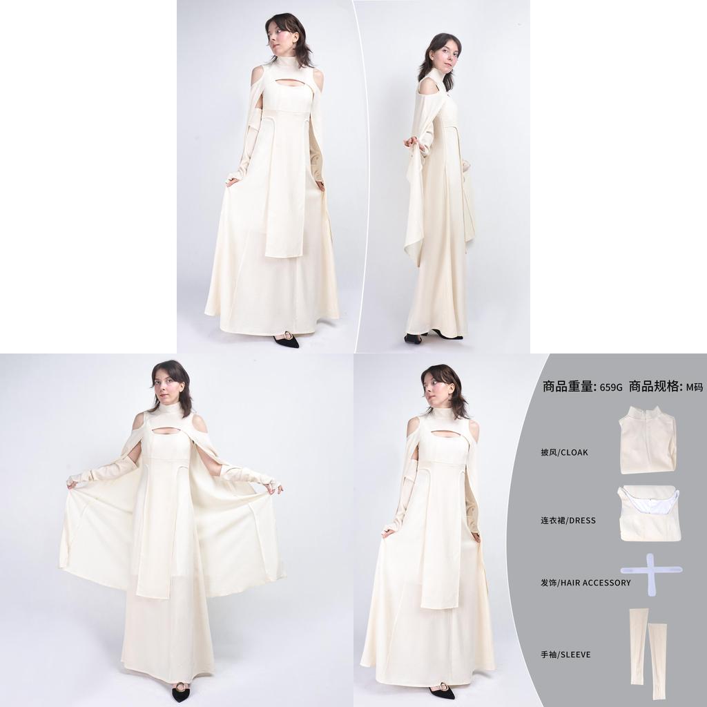 Sheltay Cosplay Costume For Halloween Stage Performance With Polyester And Spandex Fabric