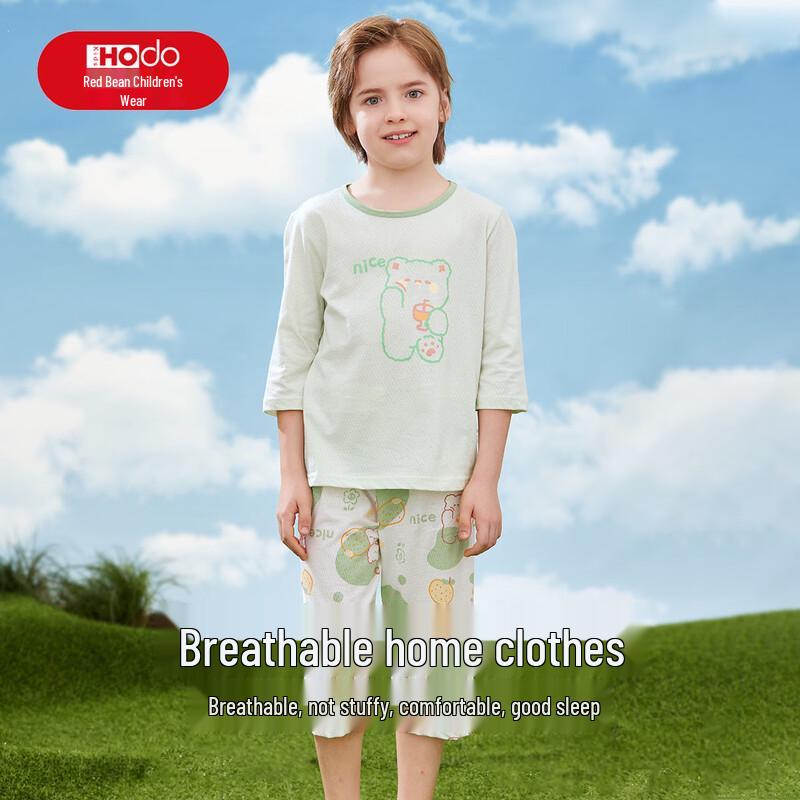 Hodo Kids Хлопковый комплект пижамы с рукавом 3/4 и штанами 170