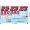 Gordon Smee #23 Speedway Stockcar Decals - 1/24 1/32 - Water Decal - Waterslide, 1/24