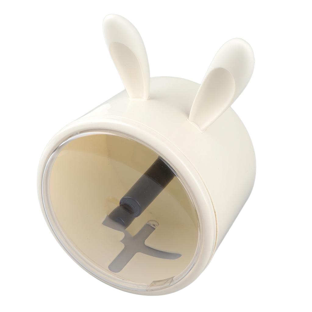 Toilet Paper Holder Container Plastic Cute Rabbit Wall Mounted Transparent Roll Paper Storage Dispenser Box for