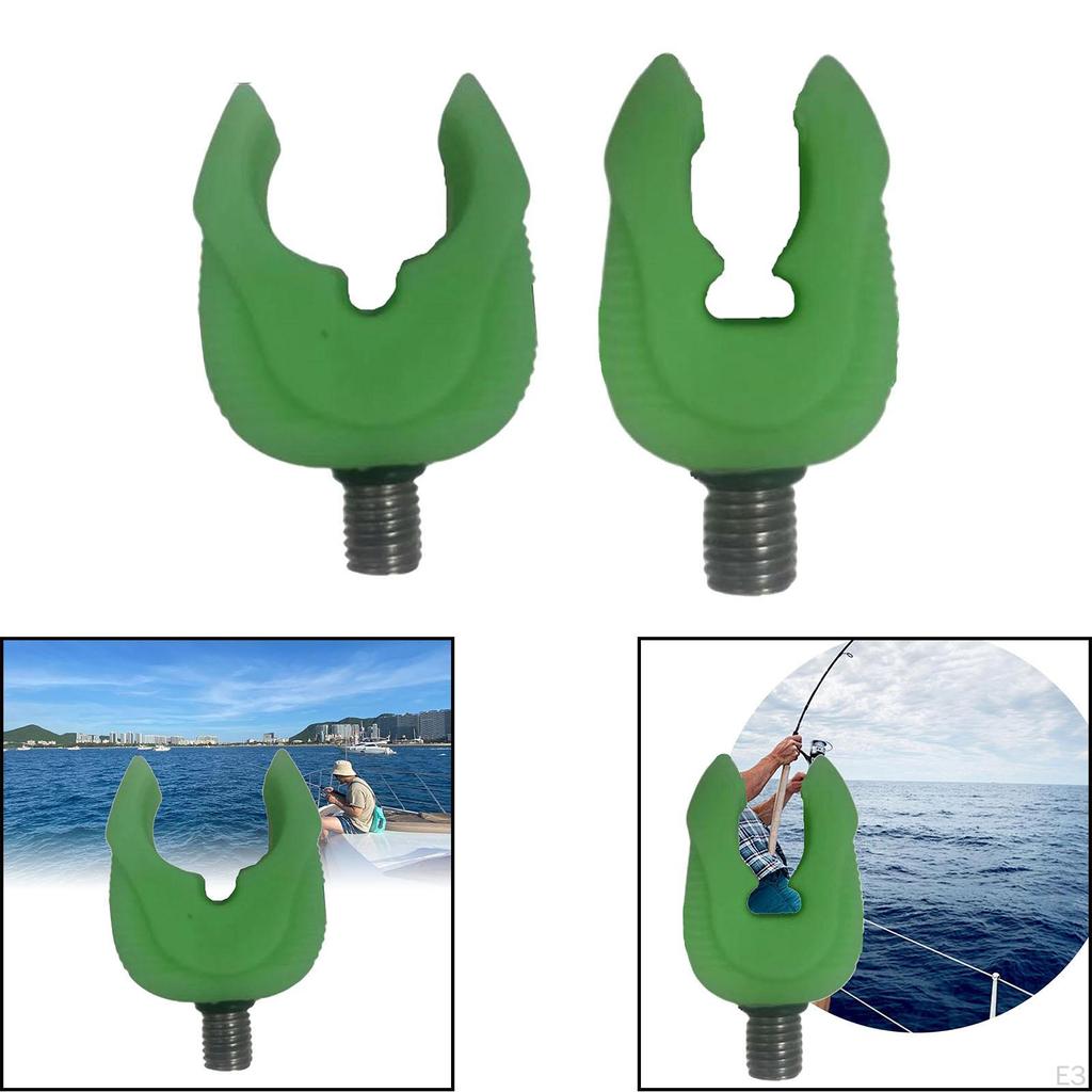 Carp Fishing Rod Rest Butt Clamp Portable Gripper Luminous