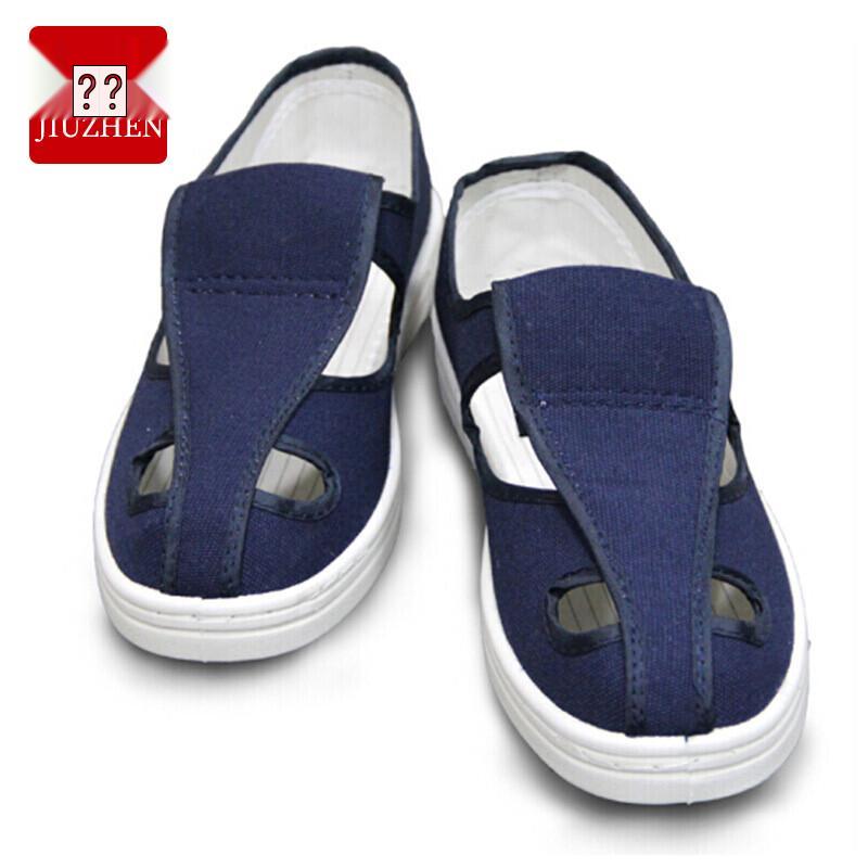 Anti-static Four-Hole Canvas Work Shoes 38