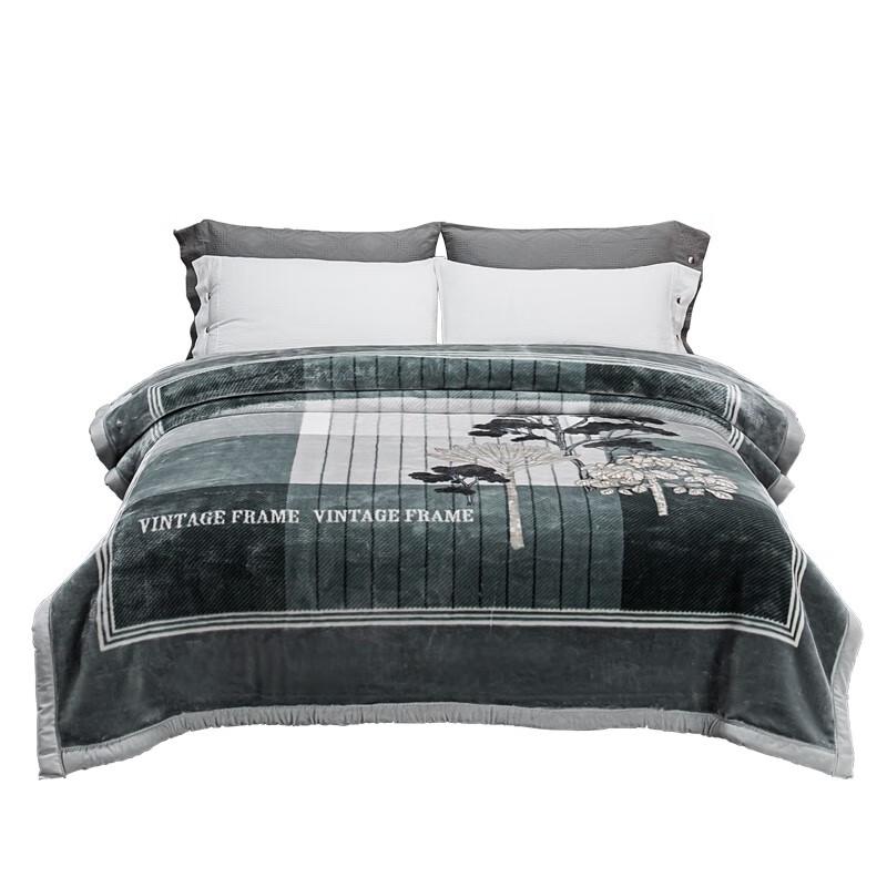 Hengyuanxiang Silver Mink Velvet Blanket