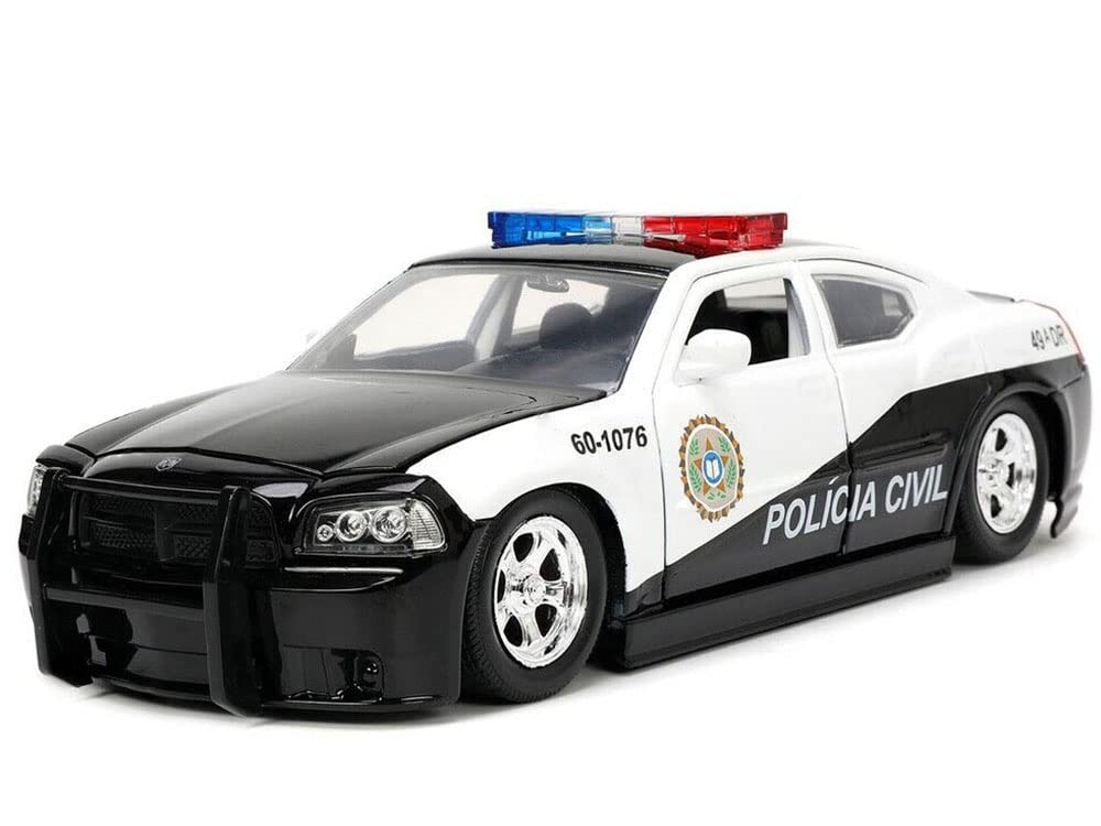 Jada Toys JADATOYS Fast and Furious Diecast Car 2006 DODGE CHARGER POLICE 124 [Item]