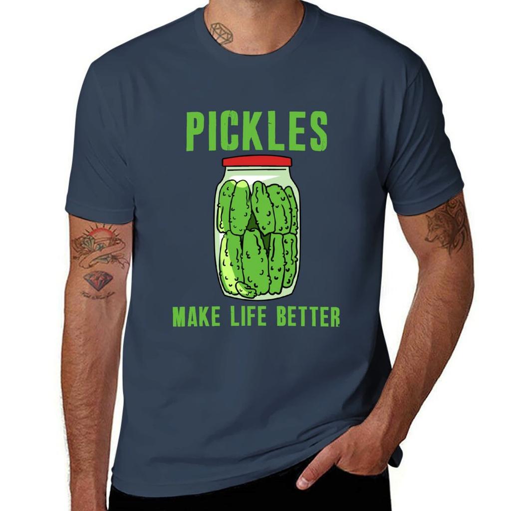 Pickles Make Life Better Tshirt Basic Daily Outfit Short Sleeve Tee Tshirt