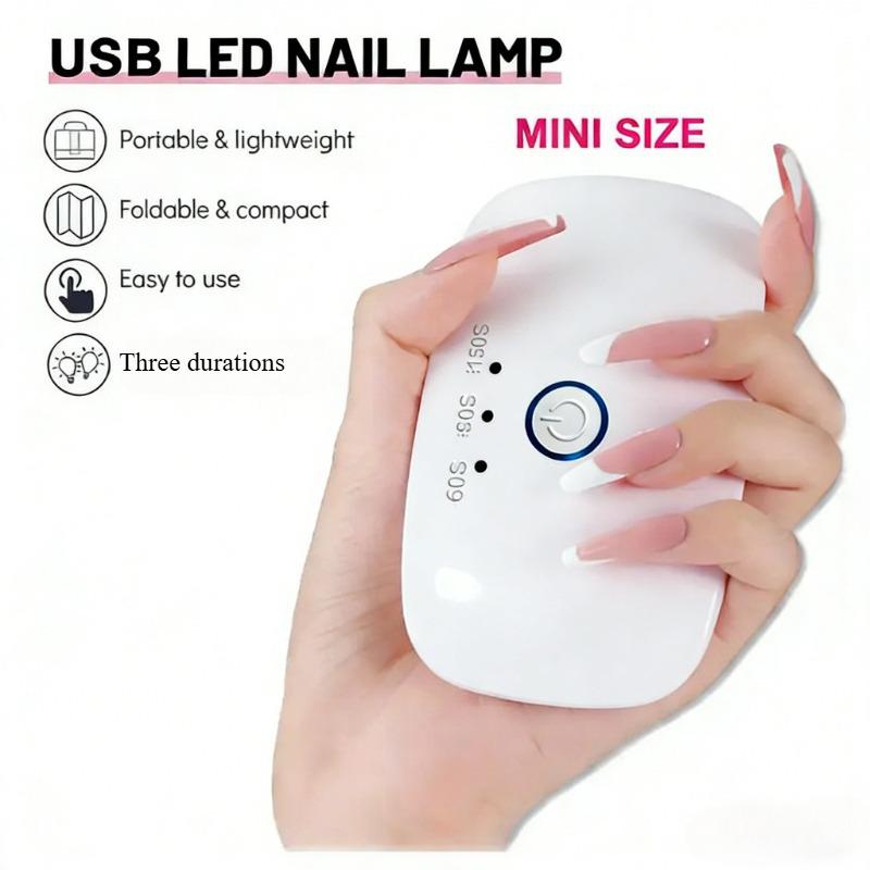 8-Light UV LED Nail Lamp for Fast Drying and Phototherapy