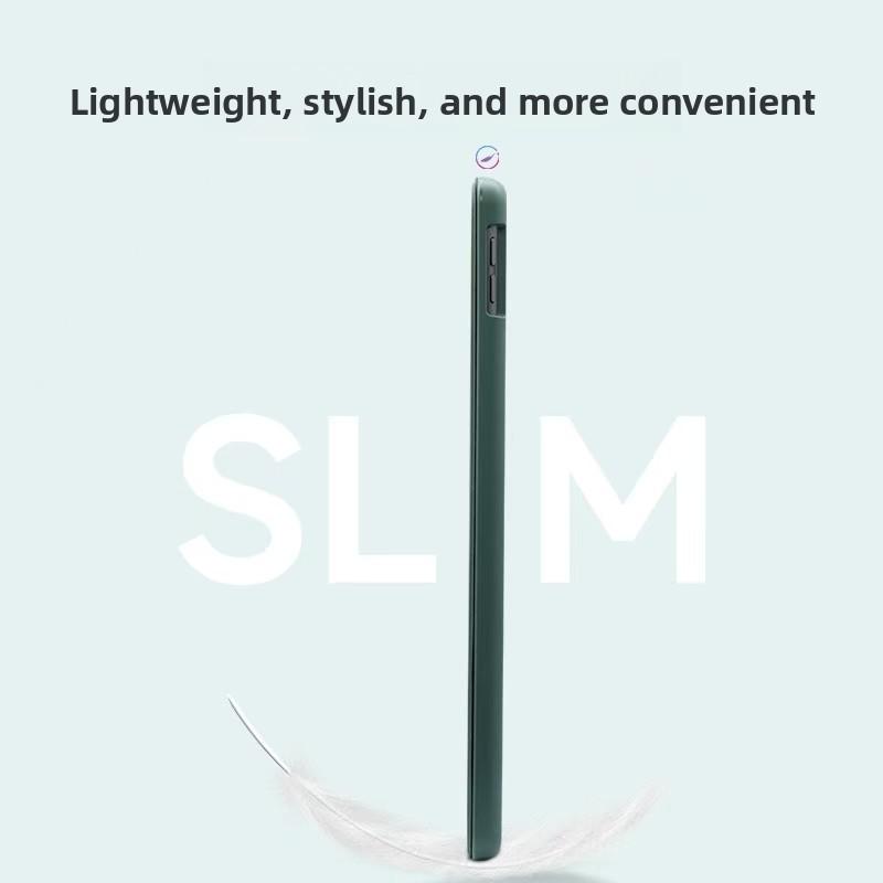 2022/2021/2020/2018 Triple Fold PU Case with Pencil Holder for 10.9 Inch iPad Air and 11 Inch iPad Pro