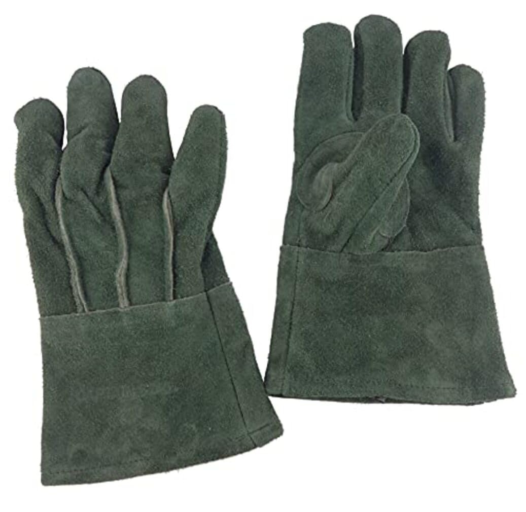 

Captain Stag Outdoor Camping BBQ Soft Leather Size (CAPTAIN STAG) Gloves, Olive, Small, UM-1923 оливковый