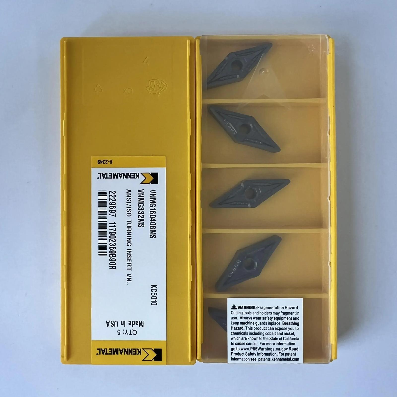 

KENNAMETEL / VNMG160408MS KC5010 / Original carbide blade 10 Pcs