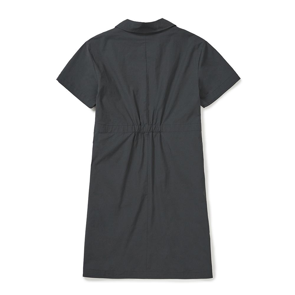 [Snowpeak] Work Collar Neck Dress Charcoal (S25SWFOP13)