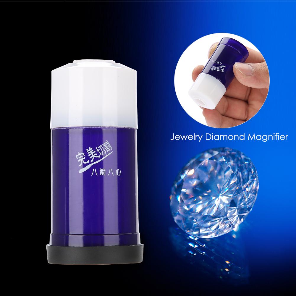 Hjärtan och Pilar Slipningsomfång Lupp Förstoringsglas Smycken Diamantvisare