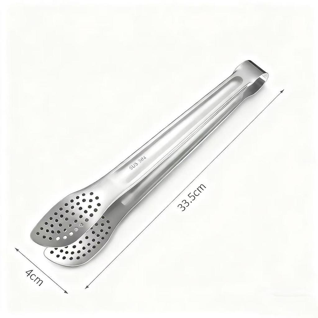 Stainless Steel BBQ, Baking, and Buffet Tongs
