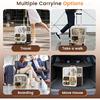Travel Rolling Pet Handbag With Wheels For Large Cats Small Dogs Under 10kg Convenient Carrier For Walking And Camping