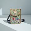 Women's Small Crossbody Cell Phone Bag Boho-Style Colorful Beaded Purse Wallet with Handmade Patterns Lightweight Cell Phone Shoulder Bag for Women