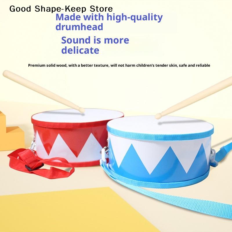 Drum Wood Kids Early Educational Musical Instrument For Children Baby Toys Beat Instrument Hand Drum Tabora