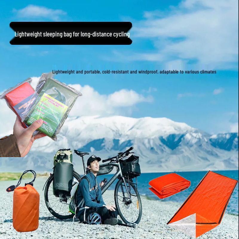 Sac de Couchage d'Extérieur Portable - Thermique, Idéal pour la Randonnée et le Camping en Été