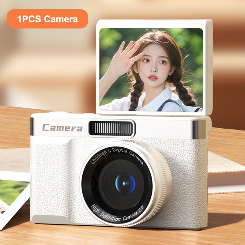 Ccd Digital Camera Travel 180°Flip Screen Selfie Camara 96Mp Autofocus 8X Zoom Entry-Level Kids Camara Portable Card Camera