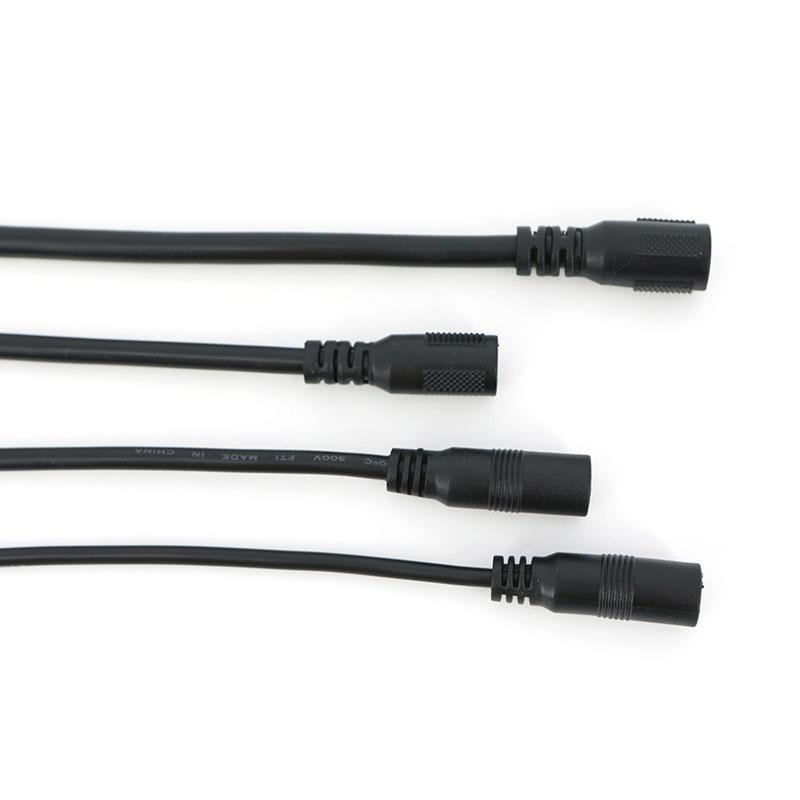 0.2M 0.18M 5.5x2.5MM 2pin DC Male Female 22/20/18/16awg Power Connector Plug Cable Wire Supply Repair Cable 5525 DC5525 Pigtails