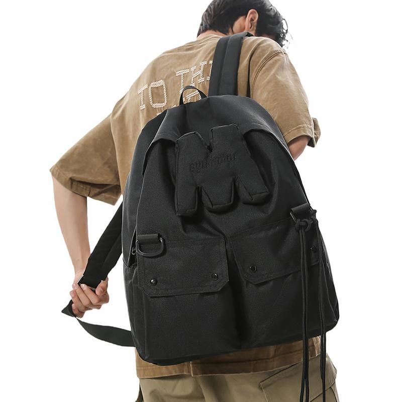 Men's Large Capacity Backpack Women Multi-Functional Travel Computer Bag Student Schoolbag