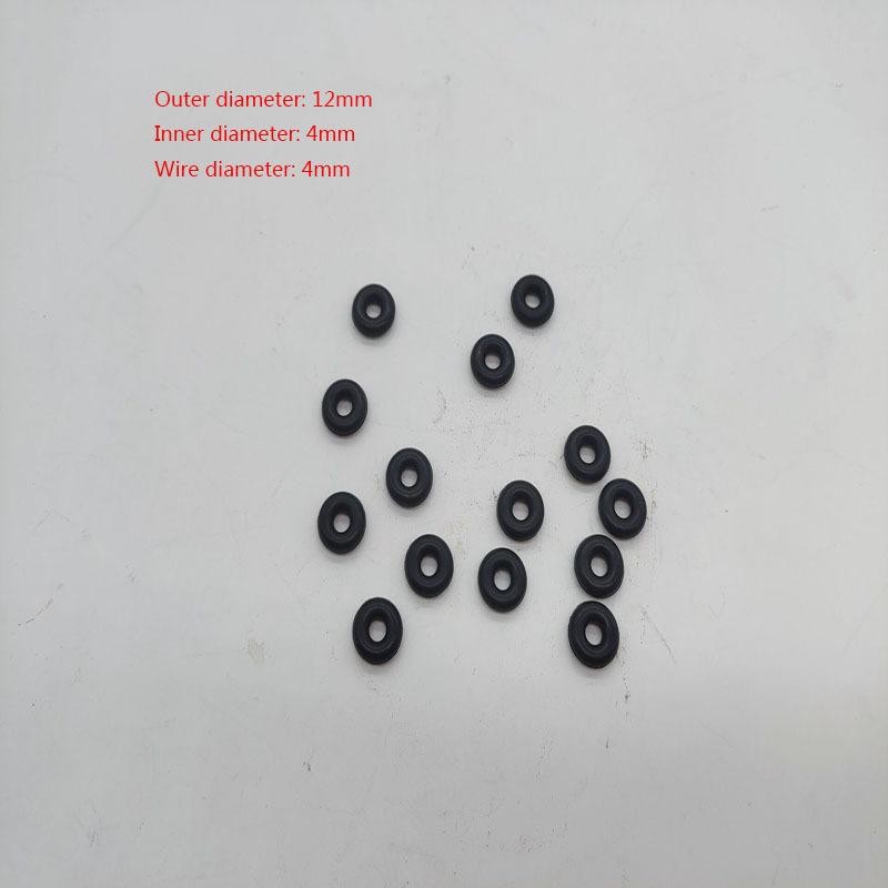 100 Pcs Of Tire Changer Pedal Parts 12x4 MM Air Control Valve Sealing O-Ring Accessories