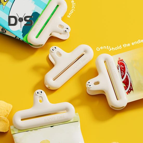 Klipy na sáčky s čipy 4,7 palce Klipy na papírové sáčky na potraviny a svačiny Odolné těsnící úchyty Barevná svářečka sáčků na svačiny a čipsy