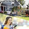 BlessFly 2K Solar Security Wireless Outdoor WiFi Camera for Home 8000mAh Color Night 3W Solar PIR Easy Installation Camera, Pan-Tilt 360° Security,