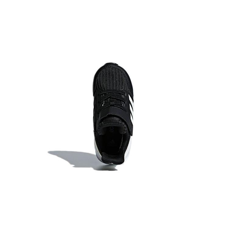 Adidas Run Knit I Abrasion Resistant Low top Toddler Shoes Black White Infant And Toddler AH2611