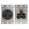 30Amp 250V RM 630DF NEMA 6 30R Outlet with Corrosion Resistant Construction for Industrial and Residential Use