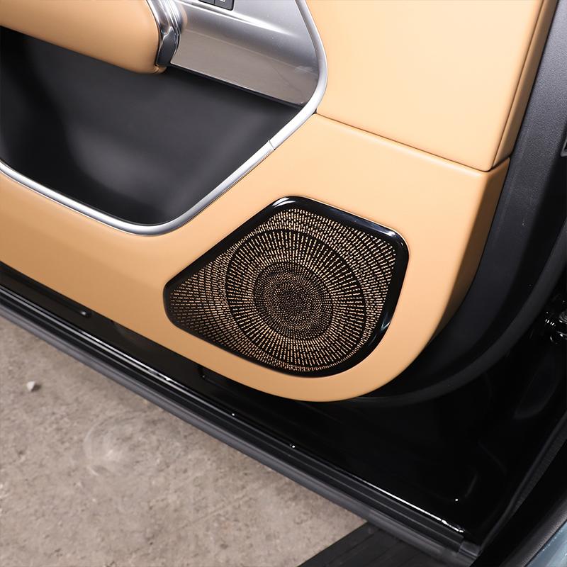 For Land Rover Range Rover Vogue L460 2025 Stainless Steel Car Door Speaker Network Cover Decoration Stickers Car Accessories