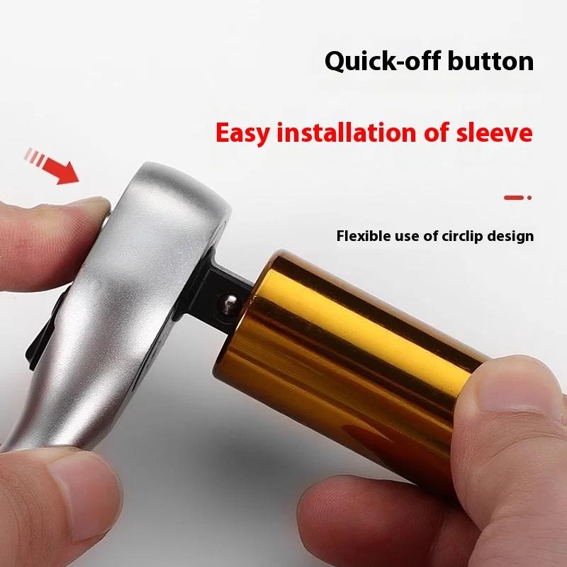 24/72 Tooth Ratcheting Wrench Set 1/4 3/8 1/2 Inch Auto Quick Repair Wrench Labour-Saving Ratchet Wrench Set Hand Tools