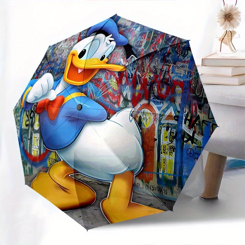 

Donald Duck Disney Automatic Opening and Closing Folding - A Good Choice for Gifts, Fashionable and Convenient Umbrella With Cute Cartoon Ch