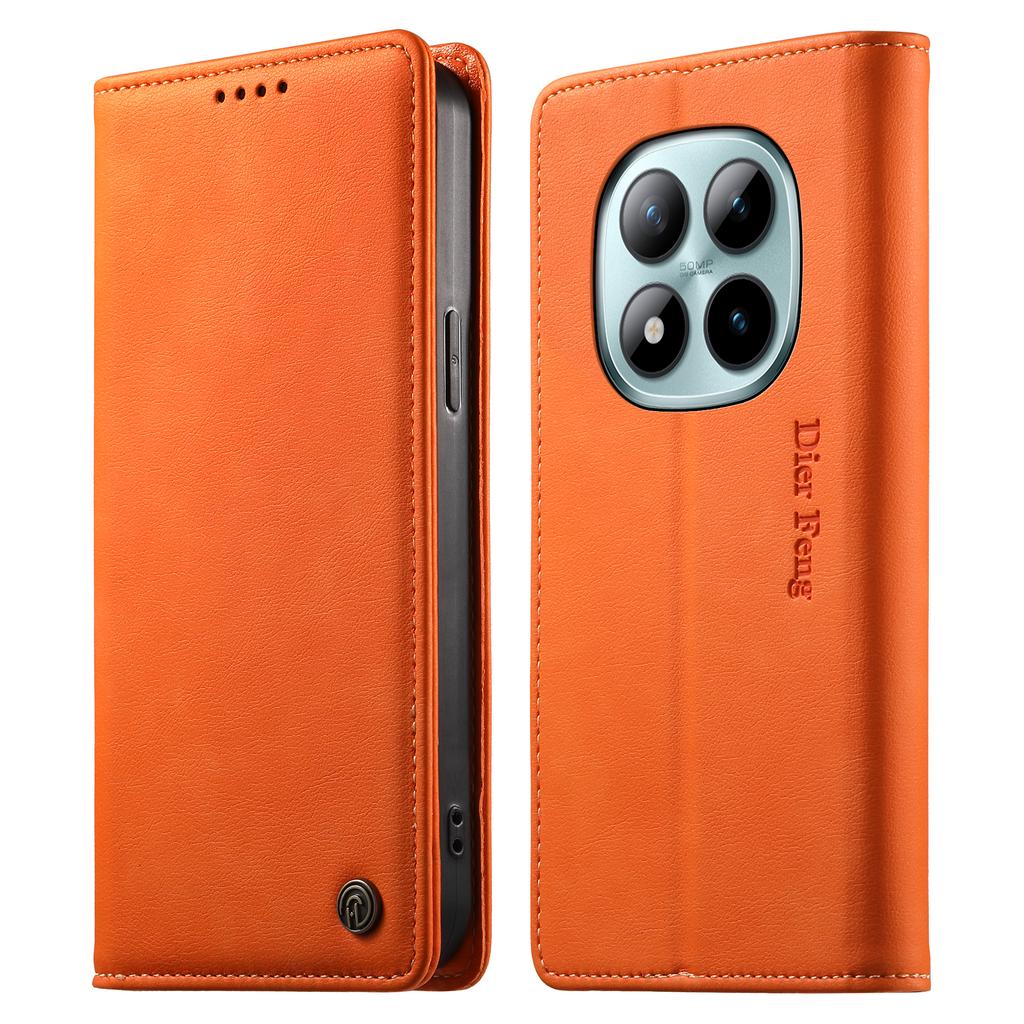 Luxury Business Cards Solt Leather Case For Xiaomi Redmi Note 15 Pro Plus 14 13 14C 13C Shockproof Book Stand Skin Feel Cover