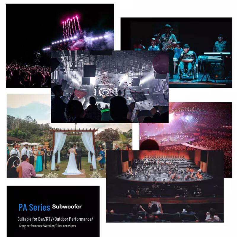 HUIDU DA-115 Professional Indoor/Outdoor Stage Subwoofer