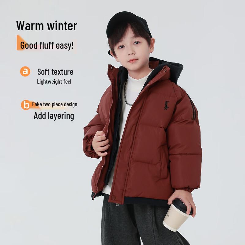 YOYO Fairy Tale Boys  Thick Hooded Winter Padded Jacket 160