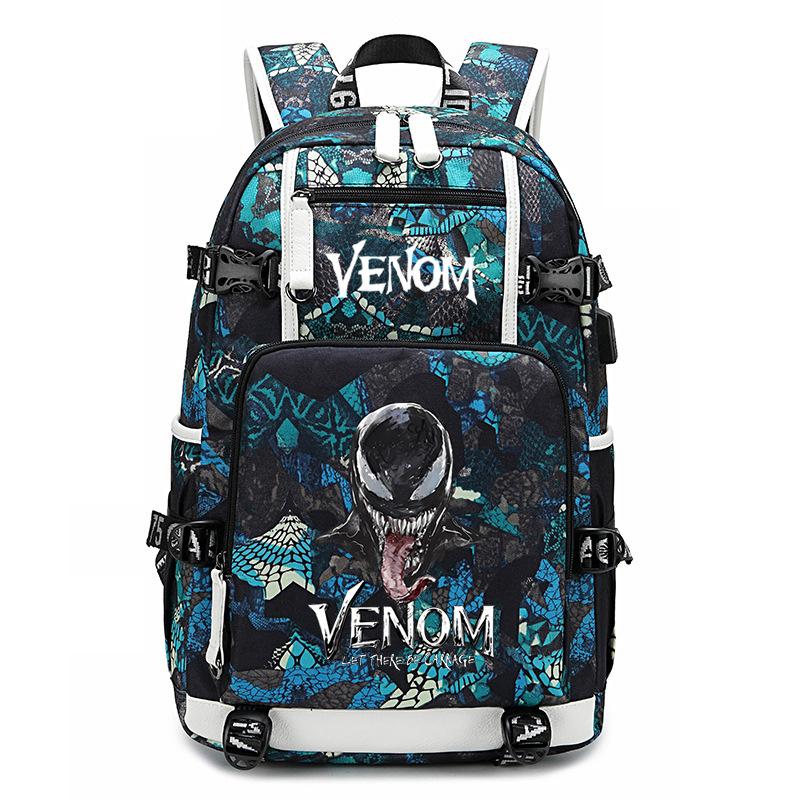 Trendy Schoolbag Printing Design Sense Casual Simple Backpack Lightweight Spine Protection Large Capacity