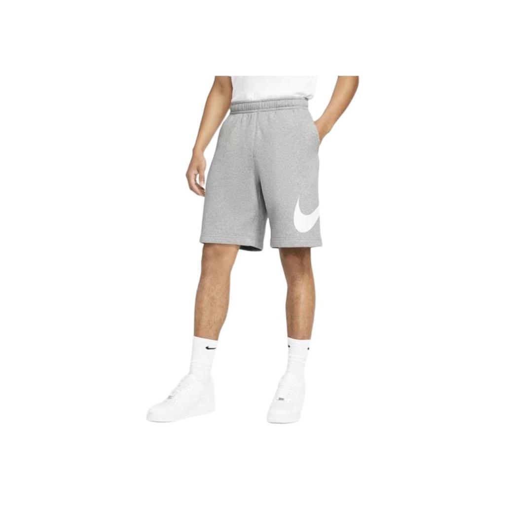 Nike Logo Print Elastic Waist Five-Point Casual Shorts Men shorts Gray BV2722-063
