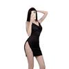 Sexy chain fun lingerie deep V straps passion temptation high-end clothing set