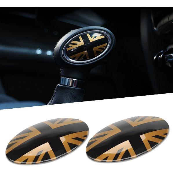 TOMALL Car Gear Shift Knob Cover Compatible with Mini Cooper/Cooper S Clubman F54 F56 Hardtop F55 Hardtop 4-Door Convertible F57 Auto Shift Gear