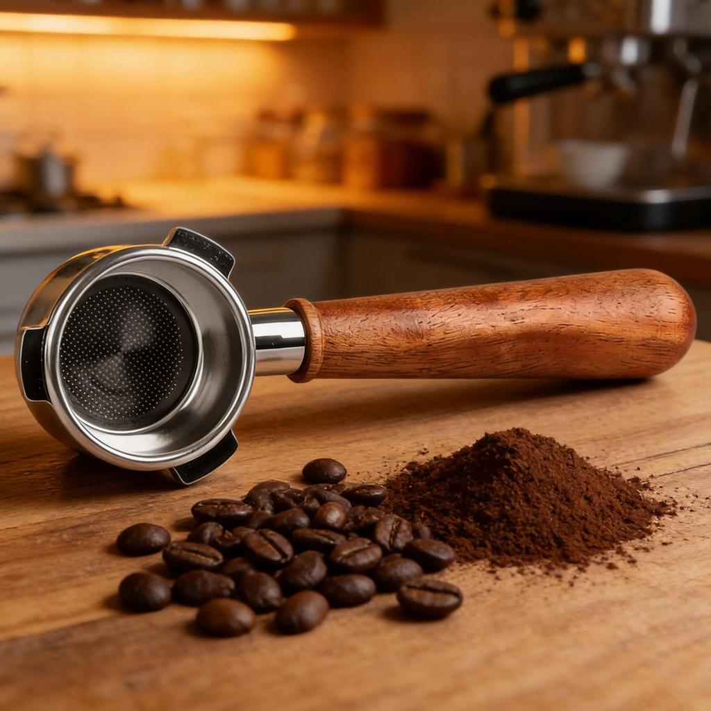 54mm Bottomless Portafilter 54mm Bottomless Precision Filter Coffee Portafilter Basket Replacement For Dosing Distribution Puck