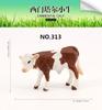 High Quality Action Figure Simulation Animals Model Realistic Design Cattle Cow Bull Home Decor Educational Toys For Xmas Gift