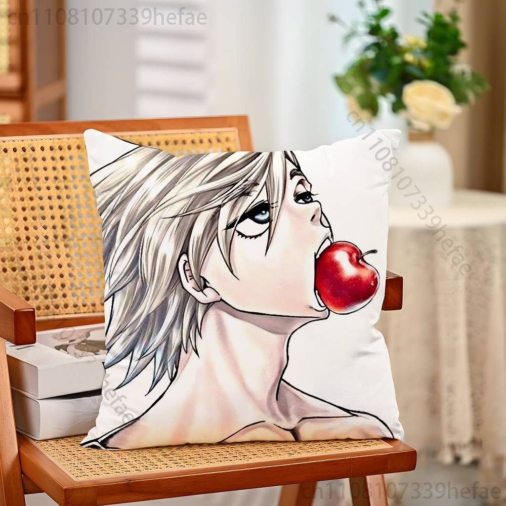 RRecord of Ragnarok Print Polyester Pillow Case for Valentine gift Home Sofa Cushion Cover Decoration Custom