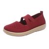 New summer mother shoes soft sole comfortable flat shoes hollow mesh breathable shoes