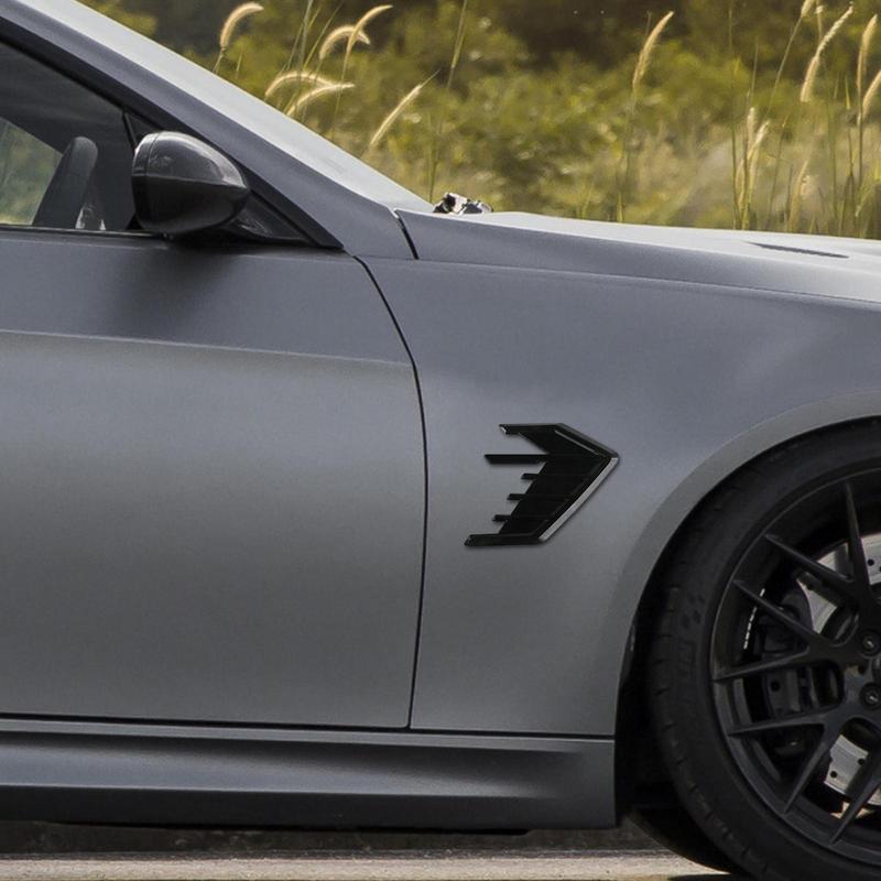 Universal Car Shark Gills Side Air Outlet Vent Decoration Sticker Trim Cover Decal Exterior Styling Accessories 2Pcs/Set